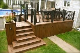 Plan Deck Piscine Hors Terre Rona Wooden Deck Designs Building A Deck Patio