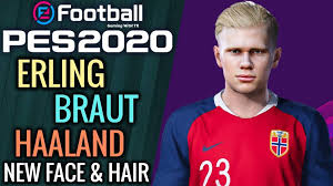 Peshowler#playerreview#pes2021mobile pes 2021 mobile update is here.!! Pes 2020 Erling Braut Haaland New Face New Hair Gaming With Tr