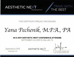 Mark your calendars for aesthetic next 3.0! Yana Pechenik M P A Pa My Botox La Med Spa