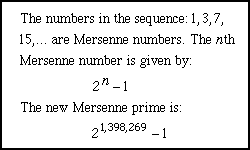 Image result for Science Math Number Theory Prime Numbers Mersenne
