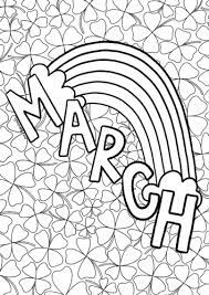 March Rainbow Coloring Sheet Donuts And Drama Coloring Pages Unique Coloring Pages Coloring Sheets