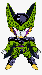 It is a very clean transparent background image and its resolution is 695x1150 , please mark the image source when quoting it. Chibi Cell Perfect Cell Dragon Ball Chibi Hd Png Download Kindpng