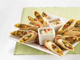 Bj S Avocado Egg Rolls Santa Fe Spring Rolls Filled With Chicken Black Beans Fire Roasted Bell Peppers Cilantro Sweet Corn Santa Fe Chicken Salad Cooked Chicken Recipes Recipes