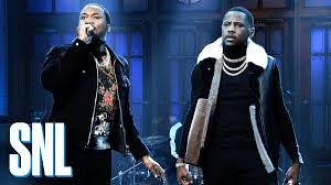 The music video was teased in february 2019 and also released in the month. Meek Mill Going Bad Uptown Vibes Live On Saturday Night Live