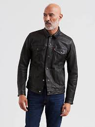 Leather Trucker Jacket Leather Jacket Men Shop Mens Jeans Brown Leather Jacket Men