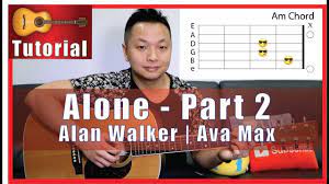 Alone Part 2 Alan Walker Guitar Tutorial Guitar Tutorial Alan Walker Acoustic Guitar Lessons