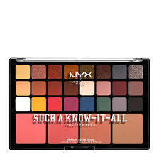 Nyx Professional Makeup Such A Know It All Eye Shadow Blusher Contour Palette