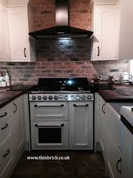Affordable and stylish, the natural stone appearance and colour of a brick effect wall tiles will delighting eyes for years to come. Brick Effect Kitchen Wall Using Tiles Eazyclad Stone Cladding