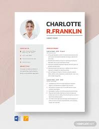 free designer resume/cv template word