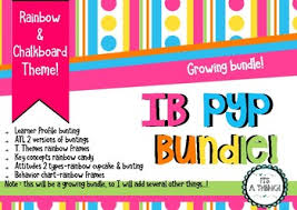 Growing Ib Pyp Bundle Classroom Display Set Rainbow Buntings