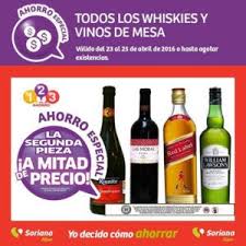 Catalogo soriana pagina 31 ahorra ya juli 06, 2021. Soriana 2 1 Y Medio En Whiskys Y Vinos De Mesa Vinos Mesas Promociones Descuentos