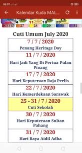 Bagi bulan 1(januari), 2( februari), 3(mac), 4(april) , 5(mei), 6 (jun), 7(julai), 8(ogos), 9 (september), 10(oktober), 11(november) dan. Kalendar Kuda Malaysia 2021 Apk For Android Free Download On Droid Informer
