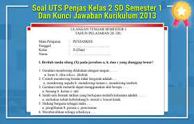 Mar 19, 2021 · contoh soal penjas kelas 2 semester 1 2 i. Soal Uts Penjas Kelas 2 Sd Semester 1 Dan Kunci Jawaban Kurikulum 2013 Operator Sekolah