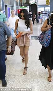 The Actress Seen In Photos Exclusively Obtained By Dailymail Com Also Refused To Comment On Her Meghan Markle Style Spring Outfits Casual Meghan Markle Dress