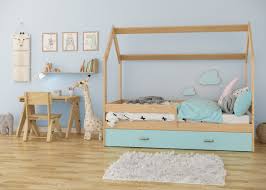 Apro Group Ltd Ar Twitter Pine Wood Bed Frame With Blue Colour Drawer Is Very Safe Piece Of Furniture For Your Child It Is Equipped With Safety Rails And Storage Drawer The wooden sided drawers move easily on the metal runners. twitter