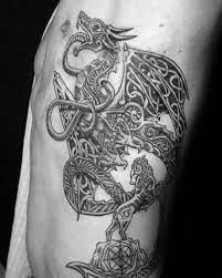 The design is created on the arms, which implies potent, love, good luck, sexuality, fertility, and success. 50 Celtic Dragon Tattoo Designs For Men Knot Ink Ideas Celtic Dragon Tattoos Dragon Tattoo Tattoo Designs Men