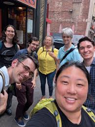 Last week I got to hang out with all these lovely people in Boston! They  took me through the MBTA offices where I got to see their e-ink screen  prototypes and the