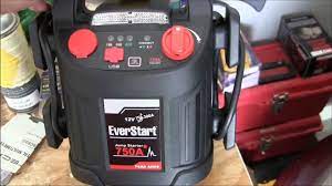 Everstart starter 100 battery charger directions. Everstart Jump Starter Air Compressor Review Plus Multimeter Use Youtube
