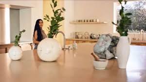 In the vogue video, kim, who covers the may issue of the magazine, takes cameras inside of the family's hidden hills home, which she describes as a minimal monastery created by kanye and interior designer axel. Kim Kardashian West Gives Rare Home Tour Of 85m Minimal Monastery With No Doors