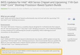 Naturally, if intel were to allow backwards compatibility, that would eat into sales of current. Intel Confirms B460 And H410 Motherboards Will Not Support 11th Gen Core Rocket Lake Cpus Videocardz Com