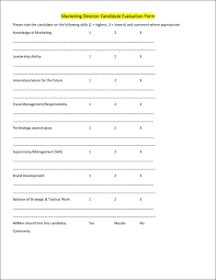 Giving someone the capacity to be a part of the operations is very risky as he or she can either be an added value or a burden to the company. Free 9 Marketing Evaluation Form Samples Templates In Pdf Ms Word