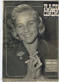 RADIO CINEMA TELEVISION 1957 MARIA SCHELL Grello Rocca Jean Richard Bolling 