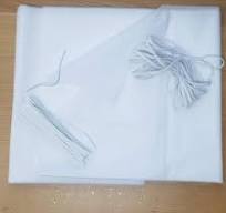 Camiseta Showroom de 2 metros x 75 cm, color blanco, 20 g/m², material de  tela de polipropileno no tejido, color blanco : Amazon.es: Hogar y cocina