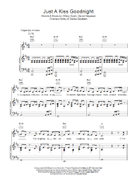 Just A Kiss Sheet Music Lady A Piano Vocal Guitar