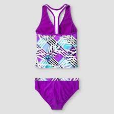 Girls R Way By Zeroxposur Tankini Swimsuit Set Purple 16 Girl S Pink Tankini Swimsuits Swimsuit Fashion Fashion