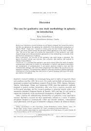 In line with the hypothesis… contrary to the hypothesized association… Pdf Discussion The Case For Qualitative Case Study Methodology In Aphasia An Introduction