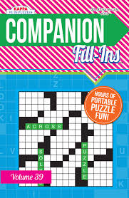 Deduction combined with logic and sharp use of the cognitive power will best do that, keeping the brain fit and conditioned. Companion Fill Ins Puzzle Book Volume 39 Kappa Books Publishers 9781559931564 Amazon Com Books