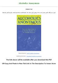 Discover free books by indie authors, who are publishing on bookrix: Download Pdf Alcoholics Anonymous Full Pdf Flip Ebook Pages 1 3 Anyflip Anyflip
