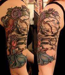 50 Examples Of Moon Tattoos Cuded Realistic Moon Tattoo Moon Tattoo Sleeve Tattoos