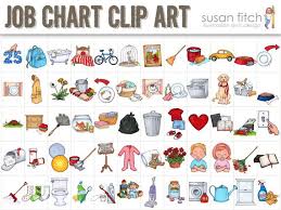 job chart chore chart clip art