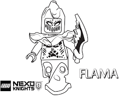 Check and print a nexo soldier versus an ash attacker view. Flama From Nexo Knights Coloring Page Free Printable Coloring Pages For Kids