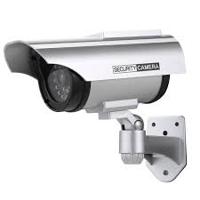 Shop Solar Powered Dummy Fake Security Camera With Flashing Red Led For Indoor And Outdoor Use Overstock 20941180