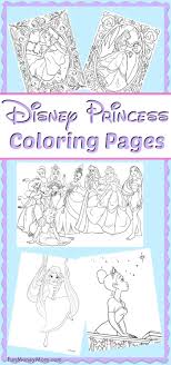 These princess coloring pages are great to print whenever you have a child who needs a little rest from all the other activities during the day. Disney Princess Coloring Pages Fun Money Mom