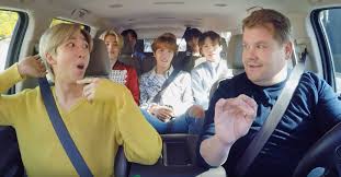 See more ideas about bts backgrounds, bts, bts wallpaper. Bts Carpool Karaoke With James Corden Ends With A Super Fun Dance Lesson Geekspin