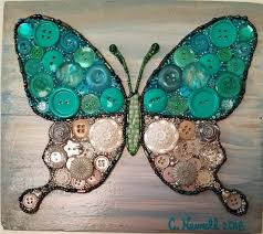 Butterfly Art Gift Butterfly Lover Gift Unique Gift Christmas Gift Birthday Gift Butterfly Button Art Buttonartbycarol Butterfly Art Art Gift Butterfly Lovers