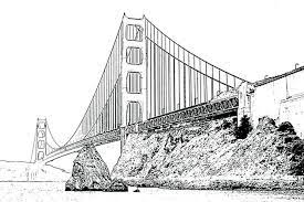 golden gate bridge coloring online pages super coloriage de phare