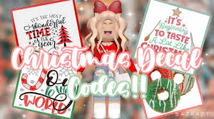Roblox decal id codes cafe how to hack robux. Christmas Decal Image Codes Roblox Bloxburg Youtube