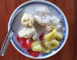 Sajian kuliner yang mengkombinasikan buah durian, ketan putih yang dikukus. Resep Es Kolak Ketan Durian Resep Memasak