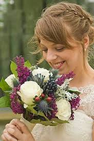 Posie specialises in artificial bouquet, wedding flowers, buttonholes and tiaras. Heather And Thistle Bouquet Wedding Wedding Inspiration Wedding Bouquets