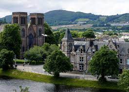 Dodaj ogłoszenie w tej podkategorii. Inverness Widok Ze Wzgorza Zamkowego Na Miasto Szkocja House Styles Mansions Scotland