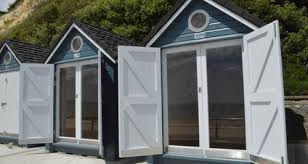 The winter storms flooded homes and destroyed coast lines. Overnight Stay Beach Huts Planned For Bournemouth Heart Dorset