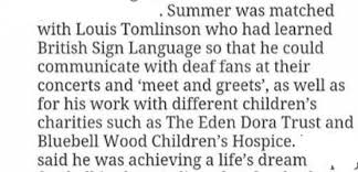 It's not as hard to learn sign language. Tina On Twitter Louis Learned Sign Language To Communicate With Deaf Fans