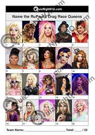 Drag racing is the quintessential american motor spot: Rupaul S Drag Race Queens 001 Quiznighthq