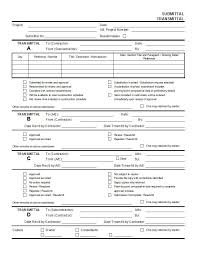 Submittal Transmittal Cms Submittal Form Templates Lettering