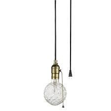Globe Electric Edison Bronze Matte Industrial Linear Mini Pendant Light Lowes Com Plug In Pendant Light Pendant Light Globe Electric