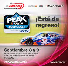 The nascar peak mexico series (formerly nascar mexico corona series, nascar corona series, nascar toyota series and nascar mexico series) is a nascar series in mexico. Autodromo M E Abed On Twitter Esta De Regreso Nascar Peak Mexico Series De Nuevo En Puebla Este 8 Y 9 De Septiembre No Te Lo Puedes Perder Aima Nascarenaima Racing Mexico